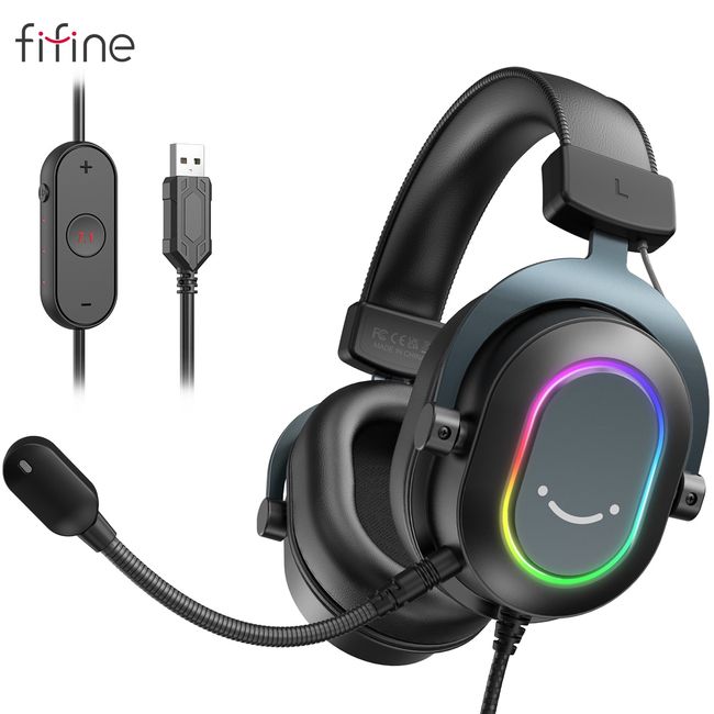 Available in stock】FIFINE AM8 USB/XLR Dynamic Microphone with Touch Mute  Button,Real-time Monitoring Headphone jack,I/O Controls,for PC or Sound  Card or Mixer Recording,Gaming MIC