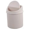 Cadineer Desktop Bin, Mini Trash Can With Swing Top Lid, Small Dustbin (Pink)