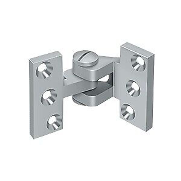 3-3/4" Height X 2-1/2" Width Intermediate Pivot Hinge Brushed Chrome