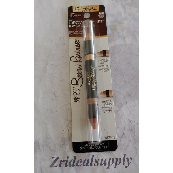 Loreal Paris Brow Stylist Brow Raiser Highlighter Duo 620 Medium