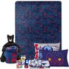 Batman Toddler Bed Bedding Set - Bundle with Plushie, Throw Blanket, Pillowcase, Stickers, Activity Book