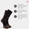 FoxRiver Standard Steel-Toe Heavyweight Work Crew Socks (2 Pair Pack), Black, Large