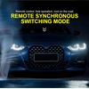 LED Dynamic Pupil Devil Eyes Remote Control Projector Lens Headlight 33 Modes 2X