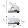 Rapesco 1522 ECO 2-Hole Punch, 22 Sheet Capacity, Soft White