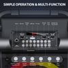 Home Karaoke Machine with 2 Wireless Microphone For Outdoor Camping Speaker Set