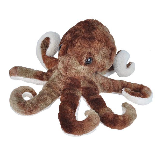 Wild Republic Octopus Plush, Stuffed Animal, Plush Toy, Gifts for Kids, Sea Critters, 8"