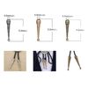 4 Pieces Bolo Tie Tips Replacement Neckties End Trail Caps (bronze tone)