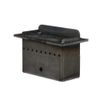 Englander Black Smart Stove Burn Pot, PU-SSBP, Stainless Steel, Gas, Propane, Electric, Vent Free, 4 Pounds, 4.5"D x 3.75"W x 4.5"H