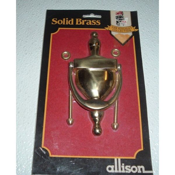 nos. allison solid brass door knocker no. 490 kingsley collection.