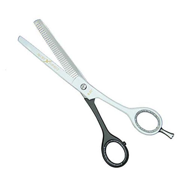 EXJ Stainless Steel Professional Hairdressing Scissors - Hair Cutting Scissors | Thinning Shears 6.5 Inch Hair Cutting Scissors Professional Salon Barber Haircut Scissors Use for Man Woman Adults Kids