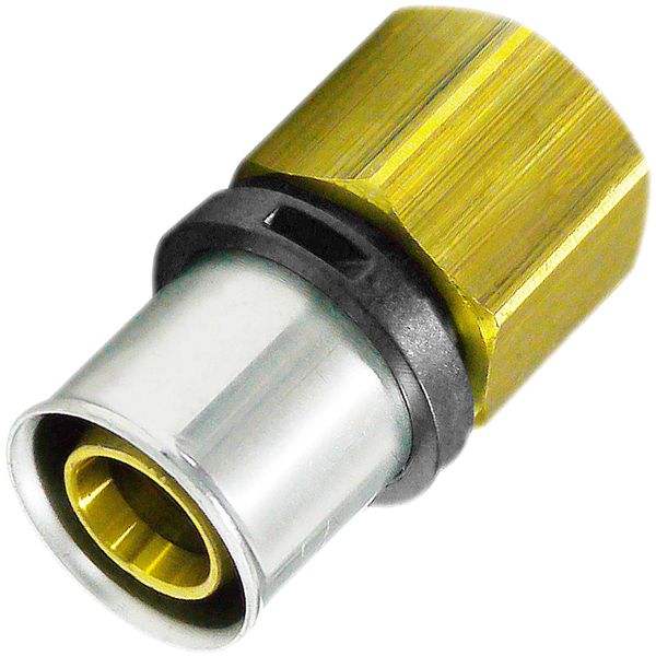 Pipetec Press-Übergang Innengewinde 26x3mm - 3/4" DVGW, TH Pressfitting