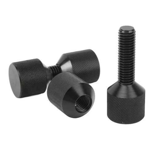 Flange Pin Quick 2 Hole Tweezers Flange Alignment Pin Aluminum Flange 2 Hole Flange Alignment Pin Dowel Pin Durable Easy Installation Portable Tool Black M12 2pcs