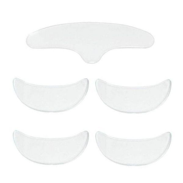 Silicone Anti Wrinkle Patch Face Pad Reusable Lifting Night Invisible Line Wrinkle Removal Sticker 5pcs