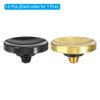 PATIKIL Camera Shutter Button, 2 Pack Soft Shutter Release Button Pure Copper Camera Button Concave, for Nikon for Fujifilm for Leica Black/Golden