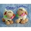 CafePress Happy Easter Lambs Mugs 11 oz (325 ml) Ceramic Coffee Mug