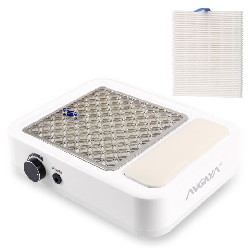 Biutee 80W Nail Dust Collector for Acrylic Nails Adjustable