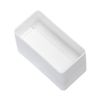 110x55mm Duct Connector with Non-Return Damper Flap - Straight Joint - Rectangular Flat PVC Ducting