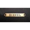 SADDLE PLATE 2 1/2" x 3/8" Custom Engraved Solid Brass Bridle or Brow 