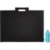 ITOYA Midtown Large Format Artwork Carrier Bag, 14x21, Black/Blue