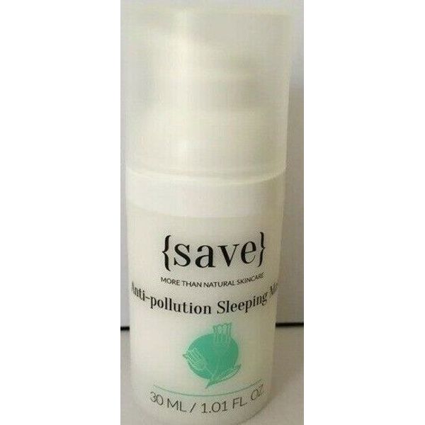 Brand New Save Anti Pollution Sleeping Mask 1.01oz Travel Size