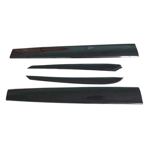 NLQR 4PCS Dashboard Cover Wrap & Front Door Inner Armrest Panel Trim Compatible with Tesla Model 3 Y 2021 2022 2023