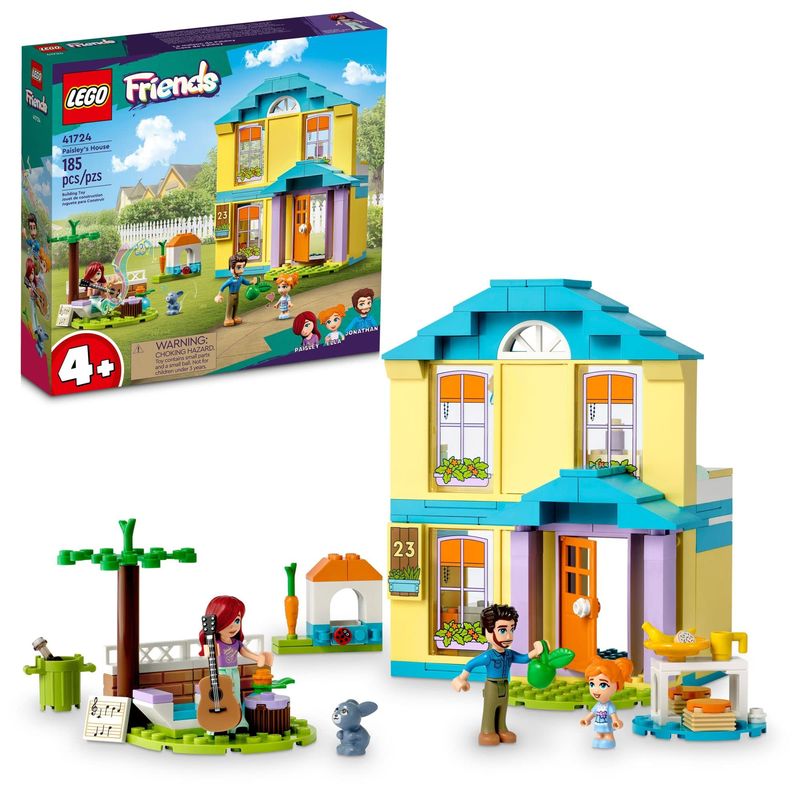 LEGO Friends Paisley’s House 41724, Doll House Toy for Girls and Boys 4 ...