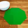 Octagon Placemat Set - Gloss Navy 2 Placemats Large 38cm