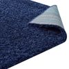 Modway Soft Fluffy Shag 5x8 High Pile Solid Area Rug in Navy