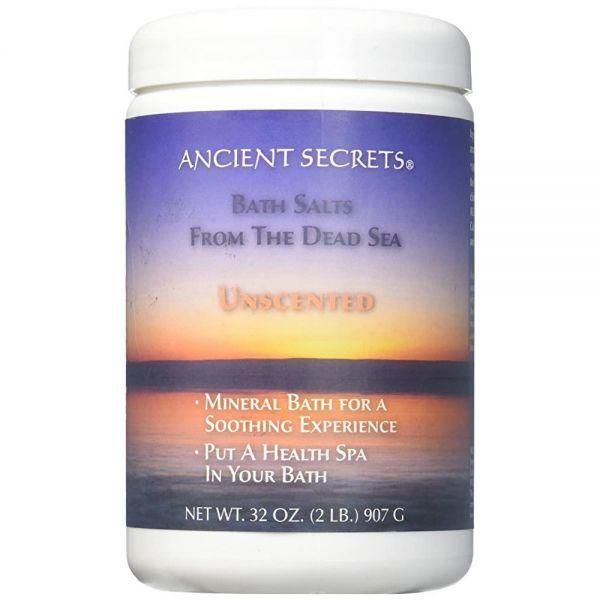 Ancient Secret Bath Bath Dead Sea Aromatherapy Bath Salt Unscented 0.9 kg (2 lbs) 365957