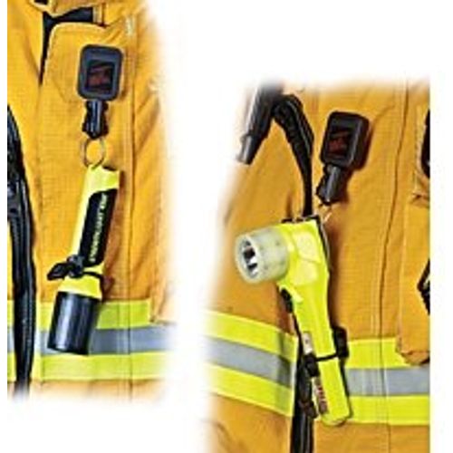 Gear Keeper Firefighter Rescue Right-Angle Flashlight Retractor Lanyard Emergency Equipment Gear Authorized Dealer Full Warranty GSA Certified, RT3 4322