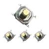 20 Pcs 4x4x4.3mm, Copper Head 4-Pin SMT Tactile Push Button Switch