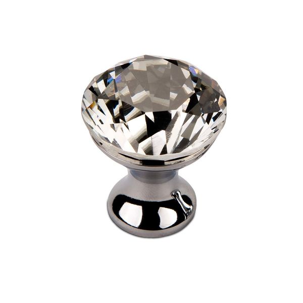 So-Tech® Crystal Line Furniture Knob Diameter 25 mm Chrome