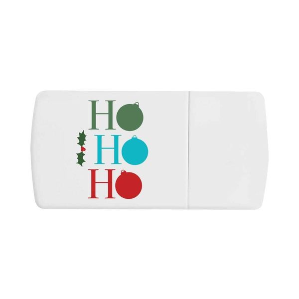 'Ho Ho Ho' Pill Box with Tablet Splitter (PI00031576)