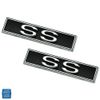 1970-72 Chevelle / El Camino Interior Door Panel Emblem "SS" Pair