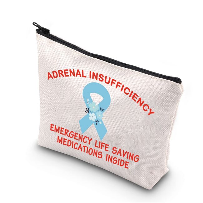 FOTAP Adrenal Support Medical Alert Bag Adrenal Insufficiency Emergency Life Saving Medications Inside First Aid Bag (Adrenal Insufficiency-UK)