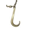 Tow Chain V-Type 15" J Hook 5/16" x 2 FT Wrecker TJ Grab Hook Flatbed Winch