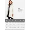 Orolay Women's Down Jacket Coat Mid-Length White L
