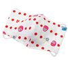 Washable! Japanese pattern, three-dimensional cloth mask, bean squeeze, daruma (white red) (small size)