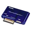 Hama 35 in 1 USB 2.0 Multi Card Reader | For SD/microSD/CompactFlash/MS & MS Duo including variations | Blue