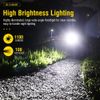 Mini Pocket LED Flashlight Magnetic Work Light Torch Rechargeable Lamp Hiking