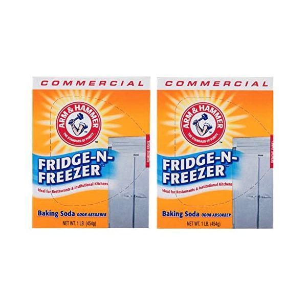 473.2ml16oz Refrigerator N Freezer Baking Soda Odor Absorbent Set of 2, 1 Pound (Pack of 2)