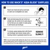 Mack's Unisex's AquaBlock Ear Plugs (2 Pair), Purple