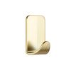 Command Small Metallic Hook, Gold Colour - 4 Hooks, 5 Adhesive Strips - Indoor use - Damage Free Hanging
