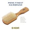 Kent Rectangular Club Handled White Bristle Brush - OG4 (PACK OF 1)