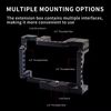 Camera Cage for Canon EOS M50 M50 II Mirrorless Vlogging Camera Rig Aluminum 