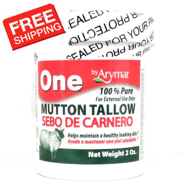 One Mutton Tallow / Sebo de Carnero Healthy Skin 100% Pure 2 Oz