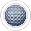 a golf ball with a repeating pattern of circular PopSockets PopGrip for MagSafe