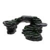 Toolzia Turtle Basking Platform with Rock Ledge, Large Aquarium Ramp for Turtle Setup (22x16x9 cm)