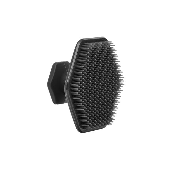 Tooletries – Silicone Face Scrubber - Gentle Exfoliator Pad & Massager - Removes Dead & Dry Skin – Invigorating Addition to Grooming Routine - Soft-Touch Shower & Bathroom Accessory - Charcoal