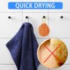 Dadabig 5 PCS Hydrophilic Sponge Bath, Bath Sponges Loofahs Exfoliating Scrubber Balls Natural Sea Sponge for Baby Adult Bathroom Supplies, 4 Colors, 9.5 * 8.5 * 3.5cm